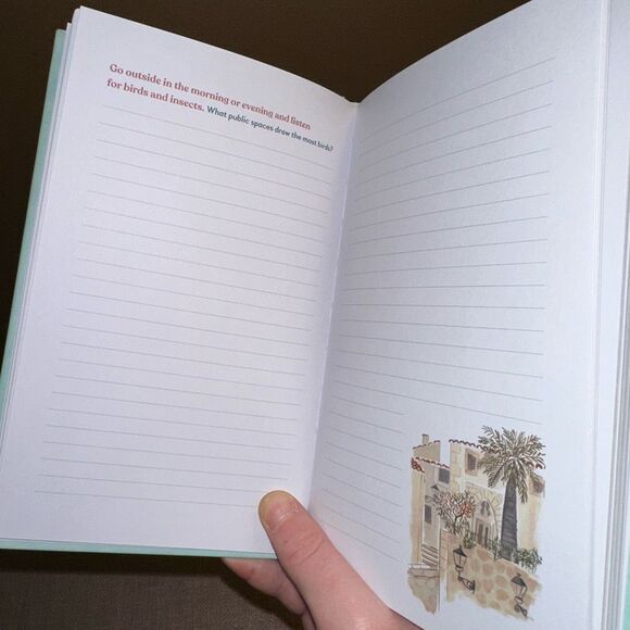 Slow Travel A Guided Reflective Journal For Vacation and Travel Hardcover NEW - Picture 5 of 5